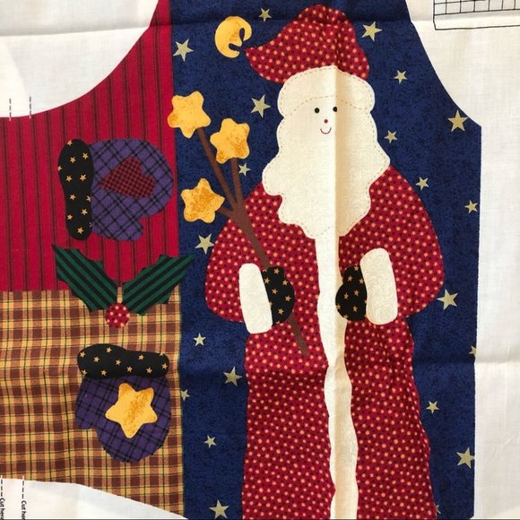 Christmas Vest Uncut Sewing Fabric Panel Printed Pattern Dreamspinners VIP XS-L - Picture 5 of 6
